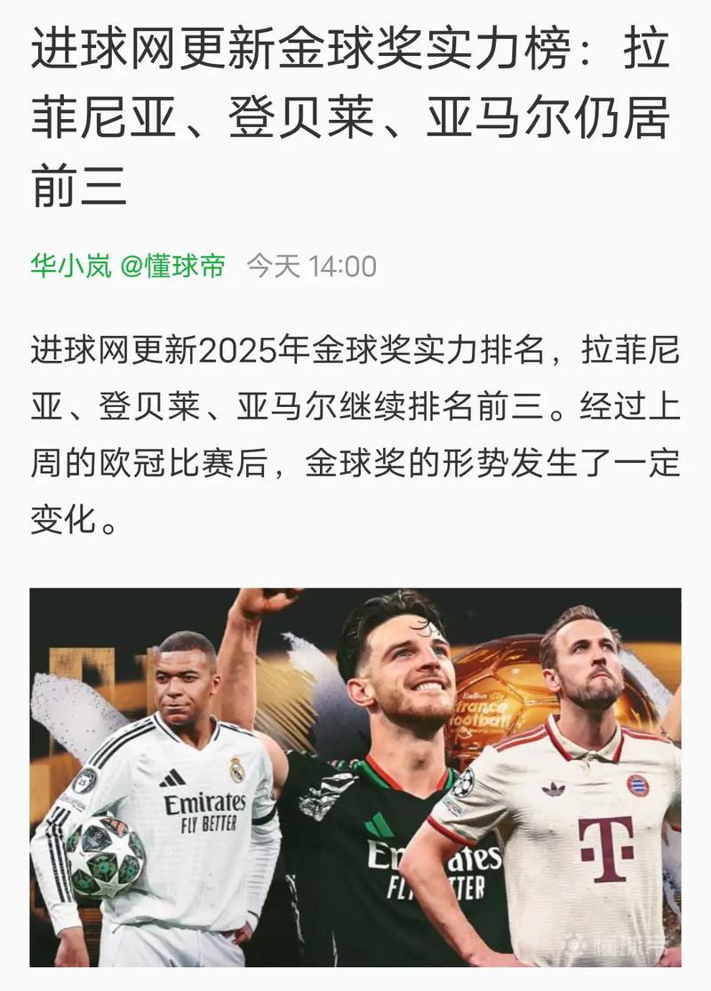 进球网评最伟大10名未获金球奖球员:小白亨利鲁尼前3,莱万在列