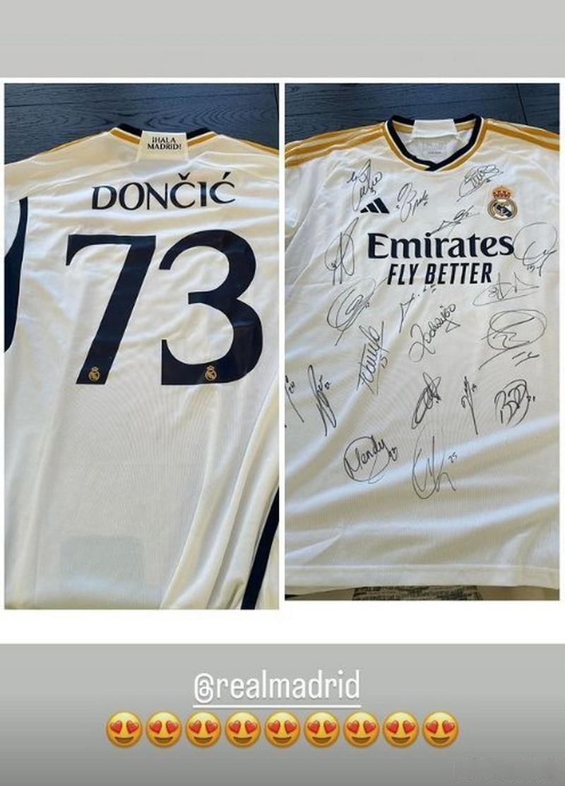 东契奇欧锦赛亲穿签名球衣正在拍卖！目前最高价接近3万人民币！