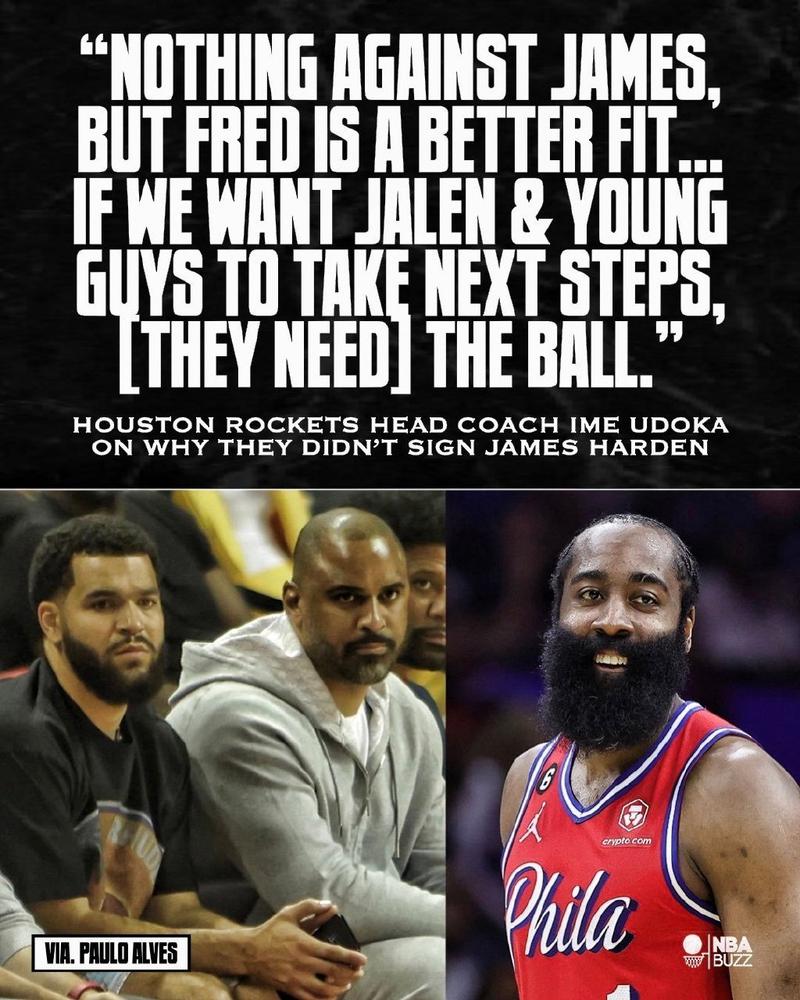 贝弗利谈火箭本季的成功：GM&乌度卡&范乔丹&医疗团队是四功臣