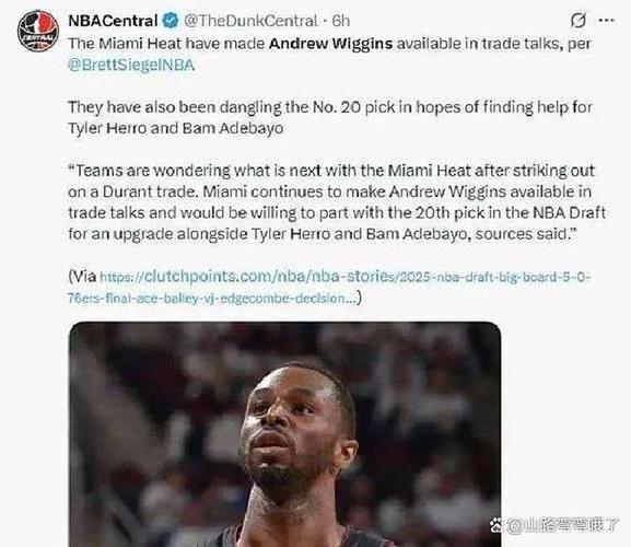 记者谈维金斯交易传闻:一直没进展 热火要价很高&湖人不想出首轮