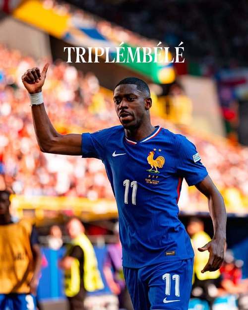 队报：登贝莱可能在国际比赛日后复出，谢尔基几天后就可恢复合练