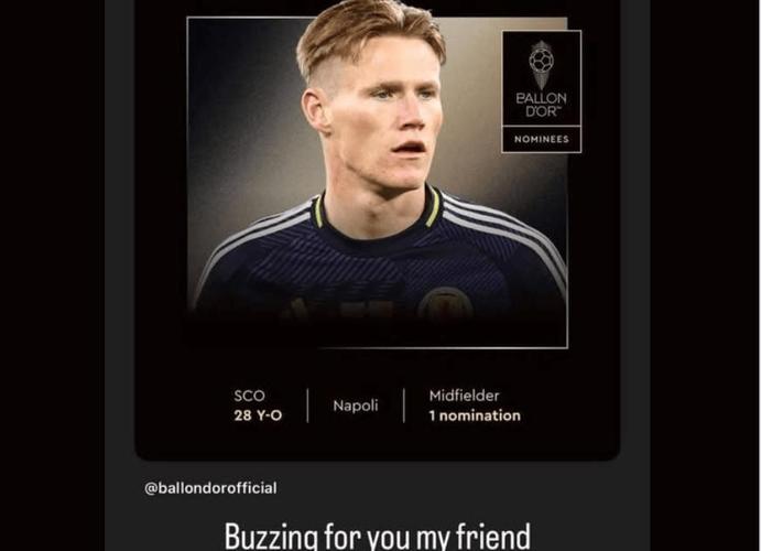 情怀票！👀麦克托米奈和K77金球各获得1票第一，均来自本国评委