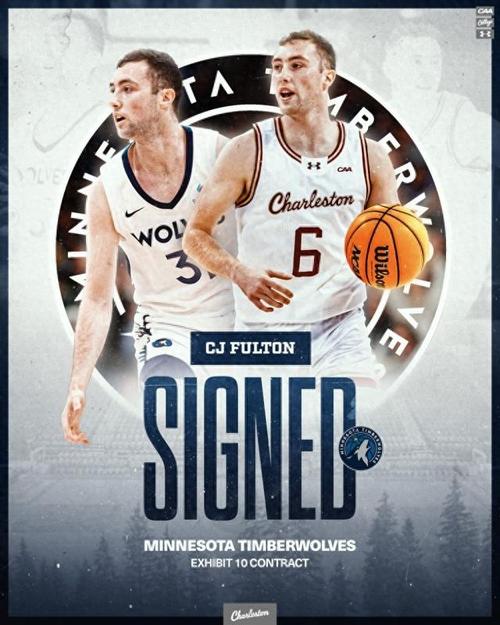 美记:森林狼和后卫CJ富尔顿签下一份Exhibit10合同