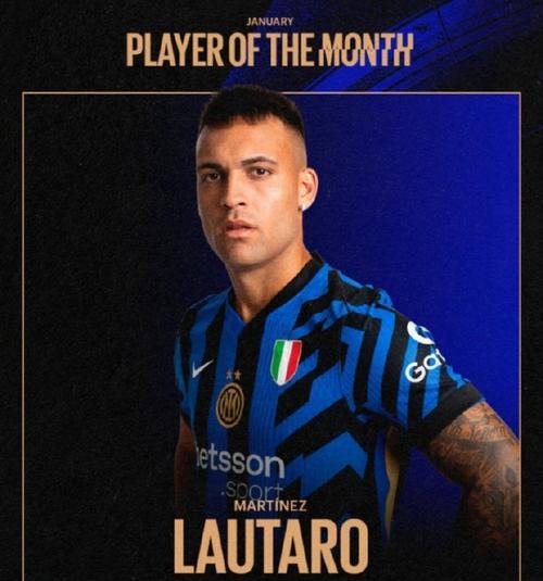 首开纪录,劳塔罗被评为客胜卡利亚里国米队内最佳球员