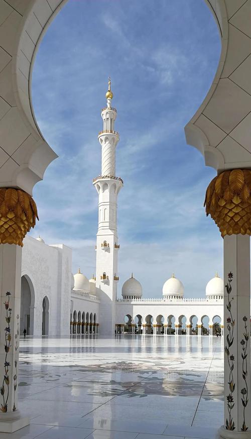 到此一游!76人晒全队在阿布扎比地标谢赫扎伊德清真寺合照!