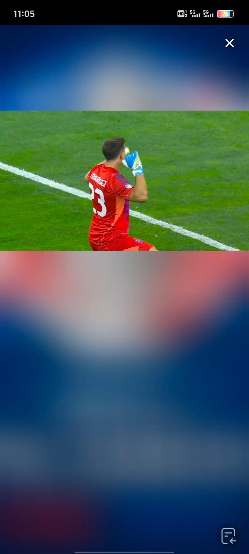 跑不动了！梅西补时单刀被迅速回追破坏