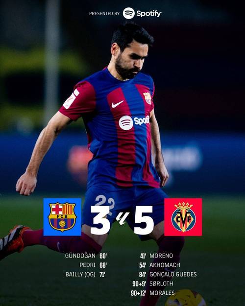 早报:惨败!巴萨1-4负塞维