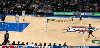 明显自信了!谢泼德半场7分钟4中3拿下10分2板