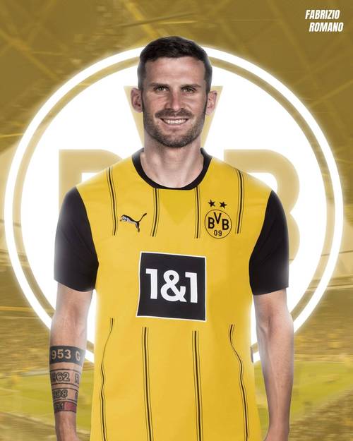 德天空:续约选项可能落空,多特34岁老将格罗斯面临不确定的未来