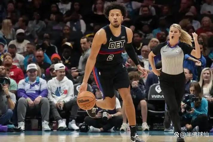 持续进化!康宁汉姆半场14中8&8罚全中怒轰26分6板6助2断!