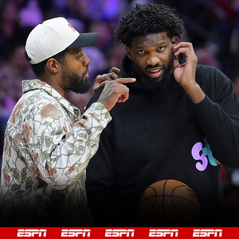 美记：恩比德缺席训练 乔治昨天打3v3后今天打了5v5