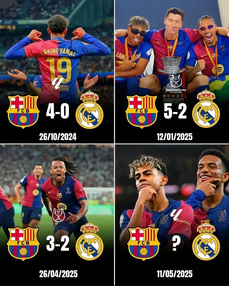 五大联赛运动战创造机会榜：巴萨113次最多，皇马110次第二