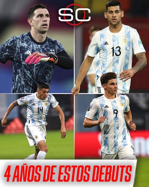 从卖饼干→阿根廷国脚！21岁里维罗完成国家队首秀，家人为其庆祝