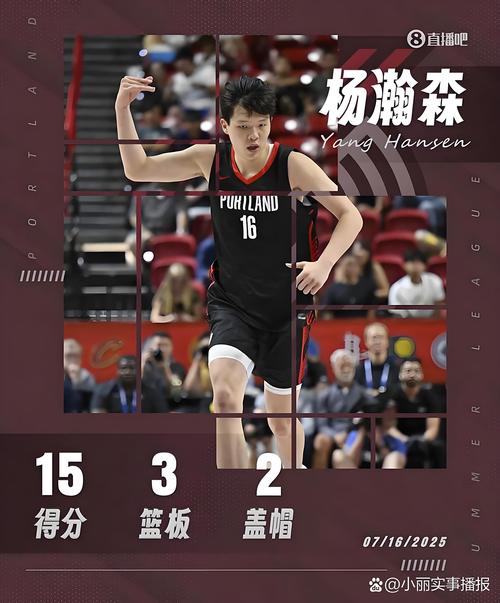 媒体人:杨瀚森近一半动作介于业余&专业之间 远远落后NBA比赛水平