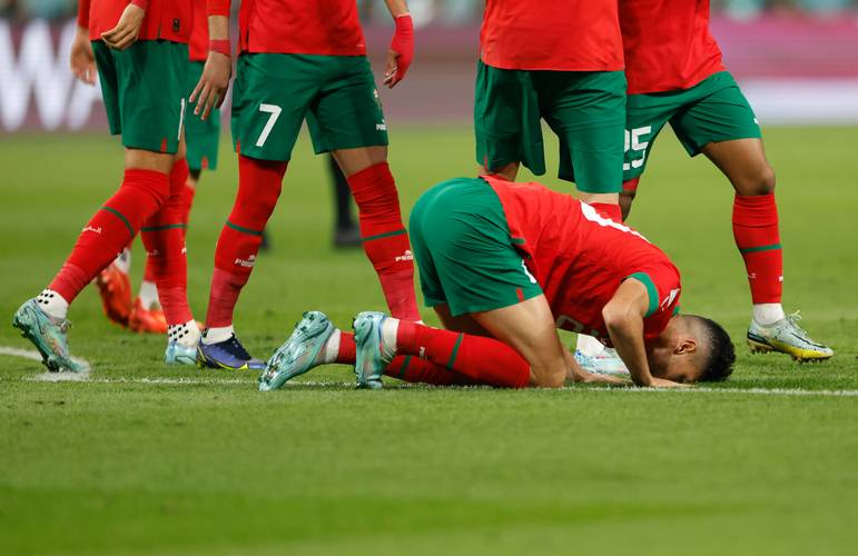 摩洛哥迎来世青赛决赛，阿什拉夫：为你们感到骄傲，决赛加油！