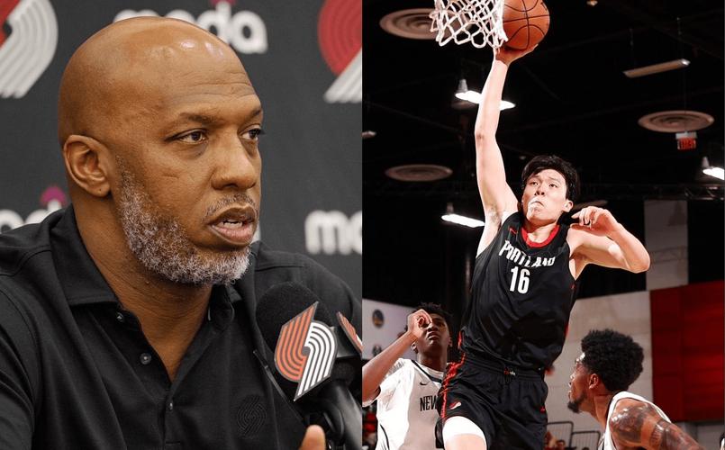 比卢普斯:孩子们被杨瀚森的体型震撼 也喜欢他自然的互动方式