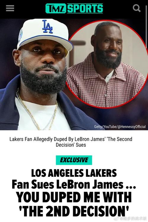TMZ：此前起诉詹姆斯广告欺诈的湖人球迷目前已撤诉！