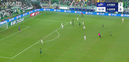 让2追3！法比奥一停一射一气呵成，国安连追三球3-2反超大埔