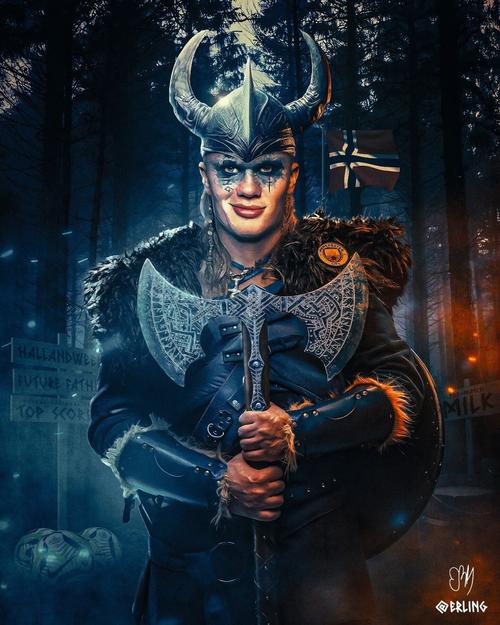 哈兰德晒万圣节视频：每年的传统节日，祝大家开心