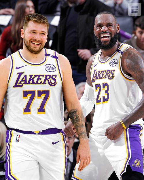 缺谁都行!本赛季东契奇和詹姆斯均缺阵的比赛 湖人取得3胜1负