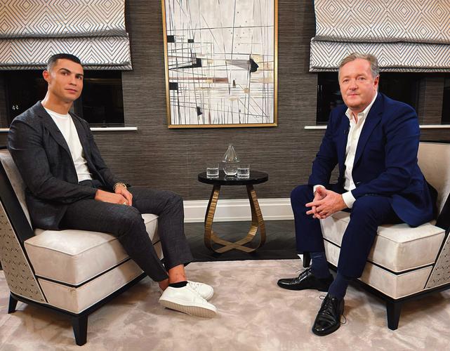 摩根引用报道：C罗和摩根是天作之合，世界最知名球星和采访者